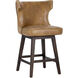 Neville 37.25 inch Tobacco Tan Swivel Counter Stool, Swivel